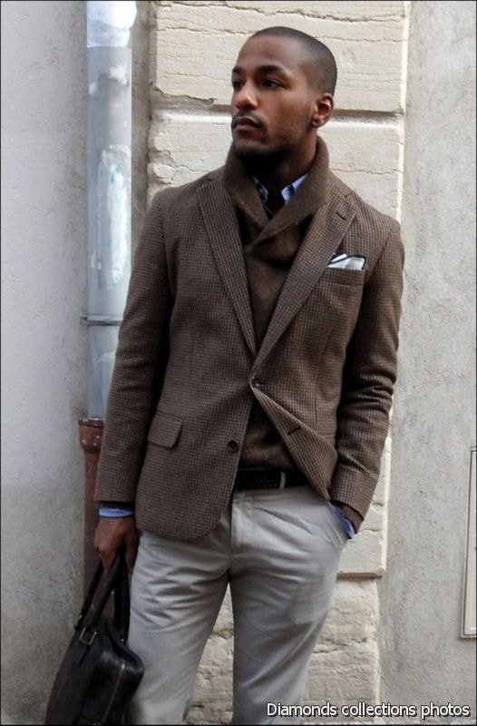 black men's fall fashion